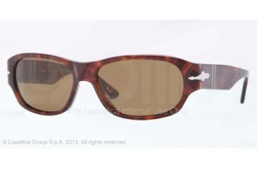 Image of Persol PO3068S Bifocal Prescription Sunglasses PO3068S-24-57-57 - Lens Diameter 57 mm, Frame Color Havana