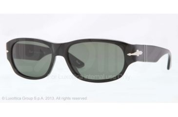 Image of Persol PO3068S Bifocal Prescription Sunglasses PO3068S-95-31-57 - Lens Diameter 57 mm, Frame Color Black