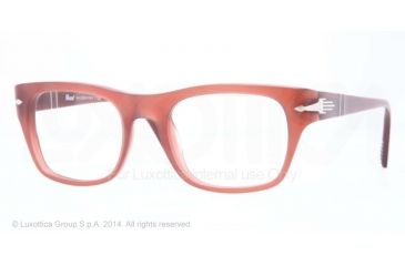 Image of Persol PO3070V Bifocal Prescription Eyeglasses 1002-52 - Dark Red Opalin Frame