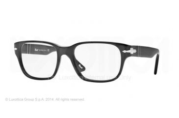 Image of Persol PO3077V Bifocal Prescription Eyeglasses 95-54 - Black Frame