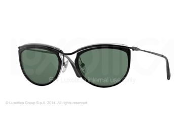 Image of Persol PO3082S Progressive Prescription Sunglasses PO3082S-100431-52 - Lens Diameter 52 mm, Frame Color Top Black/matte Crystal