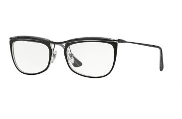 Image of Persol PO3083V Bifocal Prescription Eyeglasses 1004-51 - Top Black/matte Crystal Frame