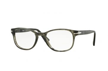 Image of Persol PO3085V Eyeglass Frames 1020-51 - Striped Grey Frame