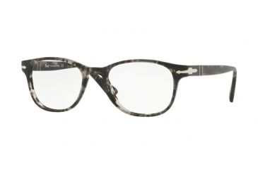 Image of Persol PO3085V Eyeglass Frames 1063-53 - Spotted Grey Black Frame