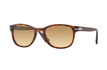 Image of Persol PO3086S Sunglasses 900181-53 - Matte Havana Frame, Gradient Brown Photopolar Lenses