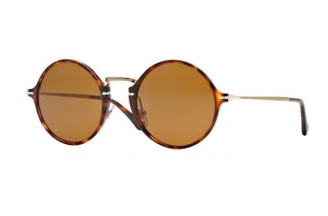 Image of Persol PO3091SM Single Vision Prescription Sunglasses PO3091SM-24-33-49 - Lens Diameter 49 mm, Frame Color Havana