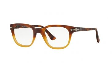 Image of Persol PO3093V Progressive Prescription Eyeglasses 9024-48 - Light Havana Gradient Yellow Frame