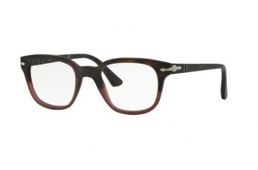 Image of Persol PO3093V Progressive Prescription Eyeglasses 9025-50 - Havana Gradient Red Frame
