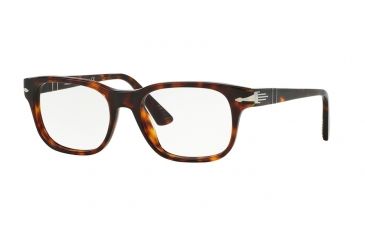 Image of Persol PO3095V Single Vision Prescription Eyeglasses 24-55 - Havana Frame