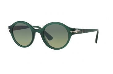 Image of Persol PO3098S Sunglasses 100128-47 - Opal Green Frame, Blue Gradient Yellow Lenses