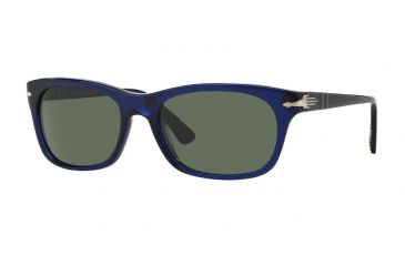 Image of Persol PO3099S Bifocal Prescription Sunglasses PO3099S-181-31-56 - Lens Diameter 56 mm, Frame Color Blue