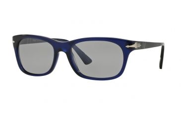 Image of Persol PO3099S Bifocal Prescription Sunglasses PO3099S-181-82-56 - Lens Diameter 56 mm, Frame Color Blue