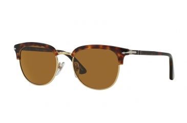 Image of Persol PO3105S Bifocal Prescription Sunglasses PO3105S-24-33-51 - Lens Diameter 51 mm, Frame Color Havana