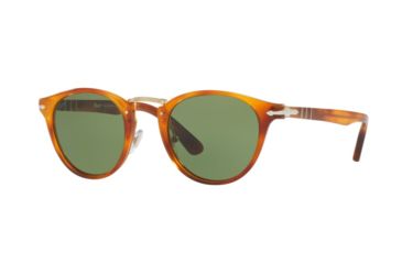 Image of Persol PO3108S Single Vision Prescription Sunglasses PO3108S-96-4E-49 - Lens Diameter 49 mm, Frame Color Havana