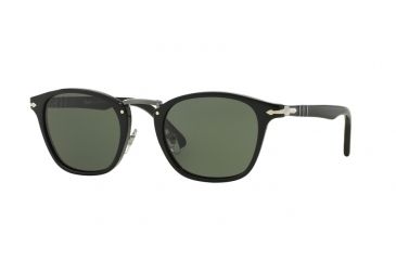 Image of Persol PO3110S Single Vision Prescription Sunglasses PO3110S-95-31-49 - Lens Diameter 49 mm, Frame Color Black