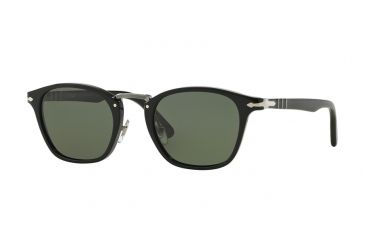 Image of Persol PO3110S Single Vision Prescription Sunglasses PO3110S-95-58-51 - Lens Diameter 51 mm, Frame Color Black
