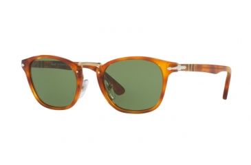Image of Persol PO3110S Single Vision Prescription Sunglasses PO3110S-96-4E-49 - Lens Diameter 49 mm, Frame Color Havana