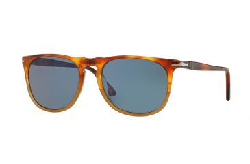 Image of Persol PO3113S Sunglasses 102556-54 - Resina E Sale Frame, Light Blue Lenses
