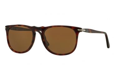 Image of Persol PO3113S Sunglasses 24/57-54 - Havana Frame, Brown Polarized Lenses