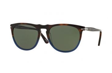 Image of Persol PO3114S Progressive Prescription Sunglasses PO3114S-102231-56 - Lens Diameter 56 mm, Frame Color Terra E Oceano