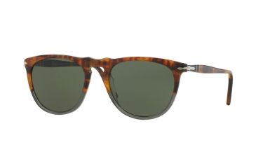 Image of Persol PO3114S Progressive Prescription Sunglasses PO3114S-102331-56 - Lens Diameter 56 mm, Frame Color Fuoco E Ardesia
