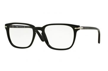 Image of Persol PO3117V Single Vision Prescription Eyeglasses 95-51 - Black Frame