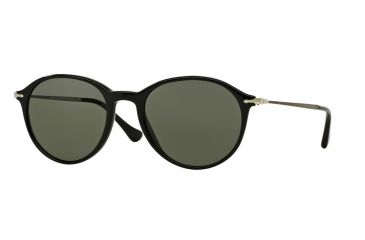 Image of Persol PO3125S Bifocal Prescription Sunglasses PO3125S-95-58-49 - Lens Diameter 49 mm, Frame Color Black