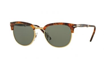 Image of Persol PO3132S Single Vision Prescription Sunglasses PO3132S-108-58-51 - Lens Diameter 51 mm, Frame Color Caffe'