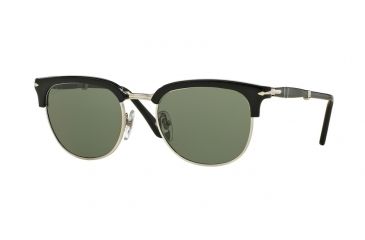 Image of Persol PO3132S Single Vision Prescription Sunglasses PO3132S-95-31-51 - Lens Diameter 51 mm, Frame Color Black