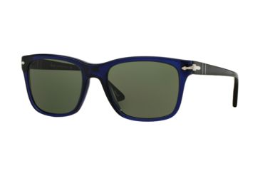 Image of Persol PO3135S Progressive Prescription Sunglasses PO3135S-181-31-52 - Lens Diameter 52 mm, Frame Color Blue