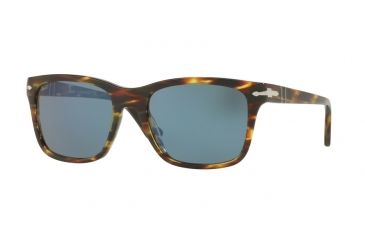 Image of Persol PO3135S Progressive Prescription Sunglasses PO3135S-938-56-55 - Lens Diameter 55 mm, Frame Color Stripped Green