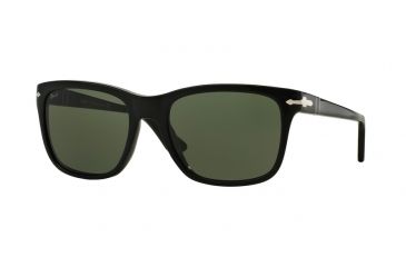 Image of Persol PO3135S Progressive Prescription Sunglasses PO3135S-95-31-52 - Lens Diameter 52 mm, Frame Color Black