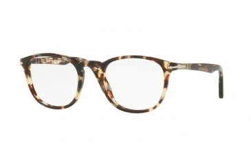 Image of Persol PO3143V Bifocal Prescription Eyeglasses 1057-49 - Havana Grey-brown Frame