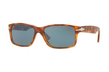 Image of Persol PO3154S Single Vision Prescription Sunglasses PO3154S-105256-58 - Lens Diameter 58 mm, Frame Color Light Havana