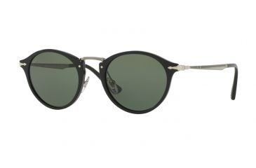 Image of Persol PO3166S Progressive Prescription Sunglasses PO3166S-95-31-49 - Lens Diameter 49 mm, Frame Color Black