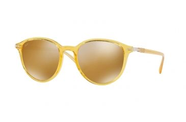 Image of Persol PO3169S Single Vision Prescription Sunglasses PO3169S-1049W4-50 - Lens Diameter 50 mm, Frame Color Yellow
