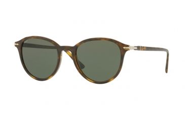 Image of Persol PO3169S Single Vision Prescription Sunglasses PO3169S-105431-50 - Lens Diameter 50 mm, Frame Color Dark Havana