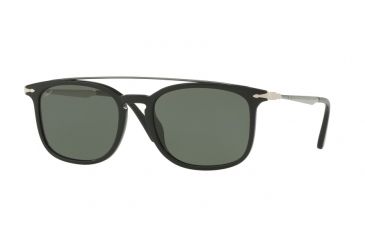 Image of Persol PO3173S Progressive Prescription Sunglasses PO3173S-95-31-54 - Lens Diameter 54 mm, Frame Color Black
