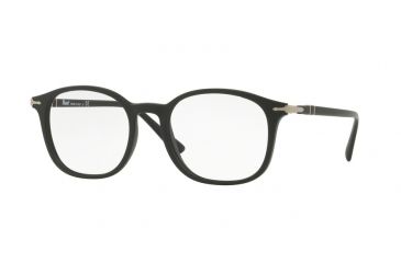 Image of Persol PO3182V Single Vision Prescription Eyeglasses 1042-51 - Matte Black Frame