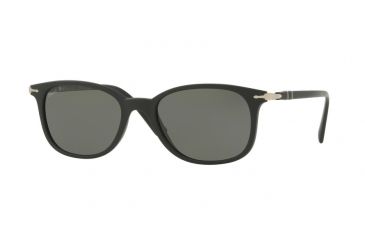 Image of Persol PO3183S Progressive Prescription Sunglasses PO3183S-104258-52 - Lens Diameter 52 mm, Frame Color Matte Black