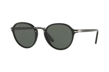 Image of Persol PO3184S Single Vision Prescription Sunglasses, 49mm, Black, PO3184S-95-31-49-SV