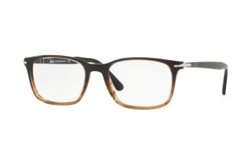 Image of Persol PO3189V Single Vision Prescription Eyeglasses, 53mm, Brown Tortoise, PO3189V-1026-53-SV