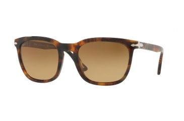 Image of Persol PO3193S Sunglasses 108/M2-55 - Caffe' Frame, Brown Gradient Brown - Polar Lenses