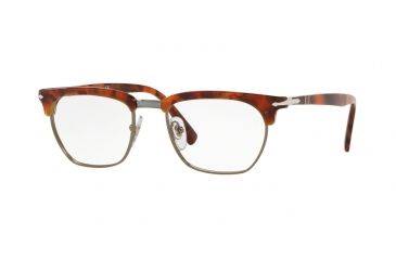 Image of Persol PO3196V Bifocal Prescription Eyeglasses 1072-53 - Brown Tortoise Frame