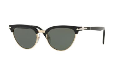 Image of Persol PO3198S Prescription Sunglasses PO3198S-95-31-51 - Lens Diameter 51 mm, Frame Color Black