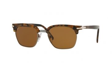 Image of Persol PO3199S Bifocal Prescription Sunglasses PO3199S-107333-53 - Lens Diameter 53 mm, Frame Color Tortoise Dark Brown