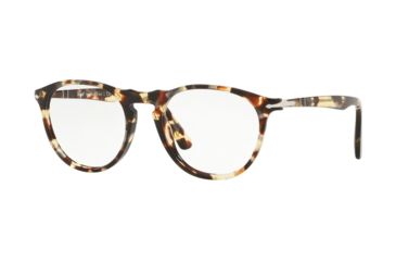 Image of Persol PO3205V Eyeglass Frames 1057-49 - Grey-Brown Frame