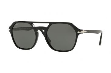 Image of Persol PO3206S Progressive Prescription Sunglasses PO3206S-95-58-51 - Lens Diameter 51 mm, Frame Color Black