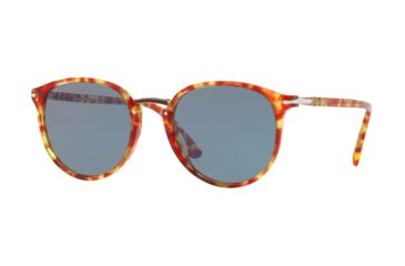 Image of Persol PO3210S Progressive Prescription Sunglasses PO3210S-106056-51 - Lens Diameter 51 mm, Frame Color Tortoise Red
