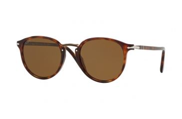 Image of Persol PO3210S Progressive Prescription Sunglasses PO3210S-24-57-51 - Lens Diameter 51 mm, Frame Color Havana